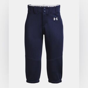 NWT Under Armour Girls Softball Pants Size Youth Large